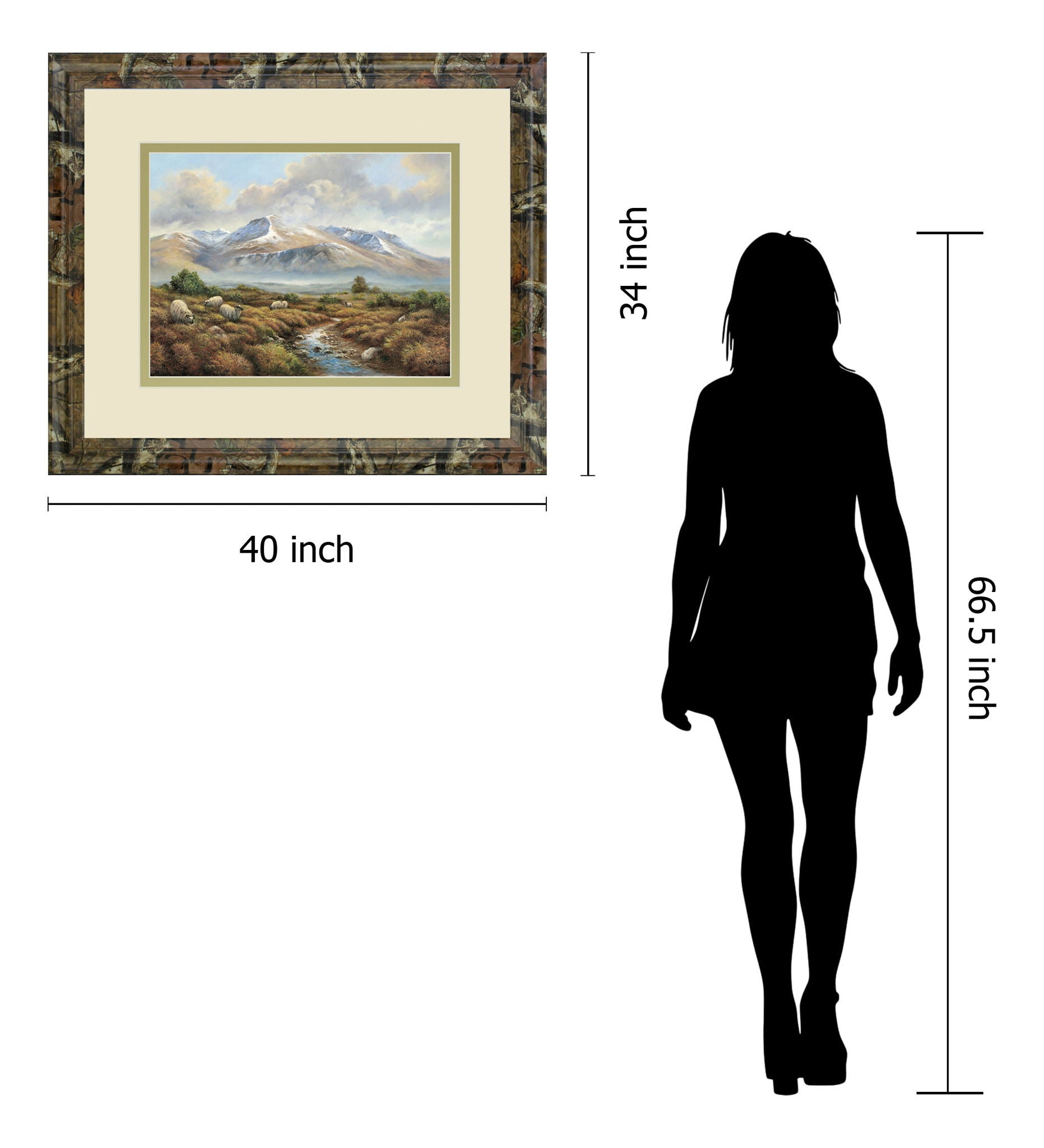Ben Nevis By Wendy Reeves - Wall Art - Light Brown
