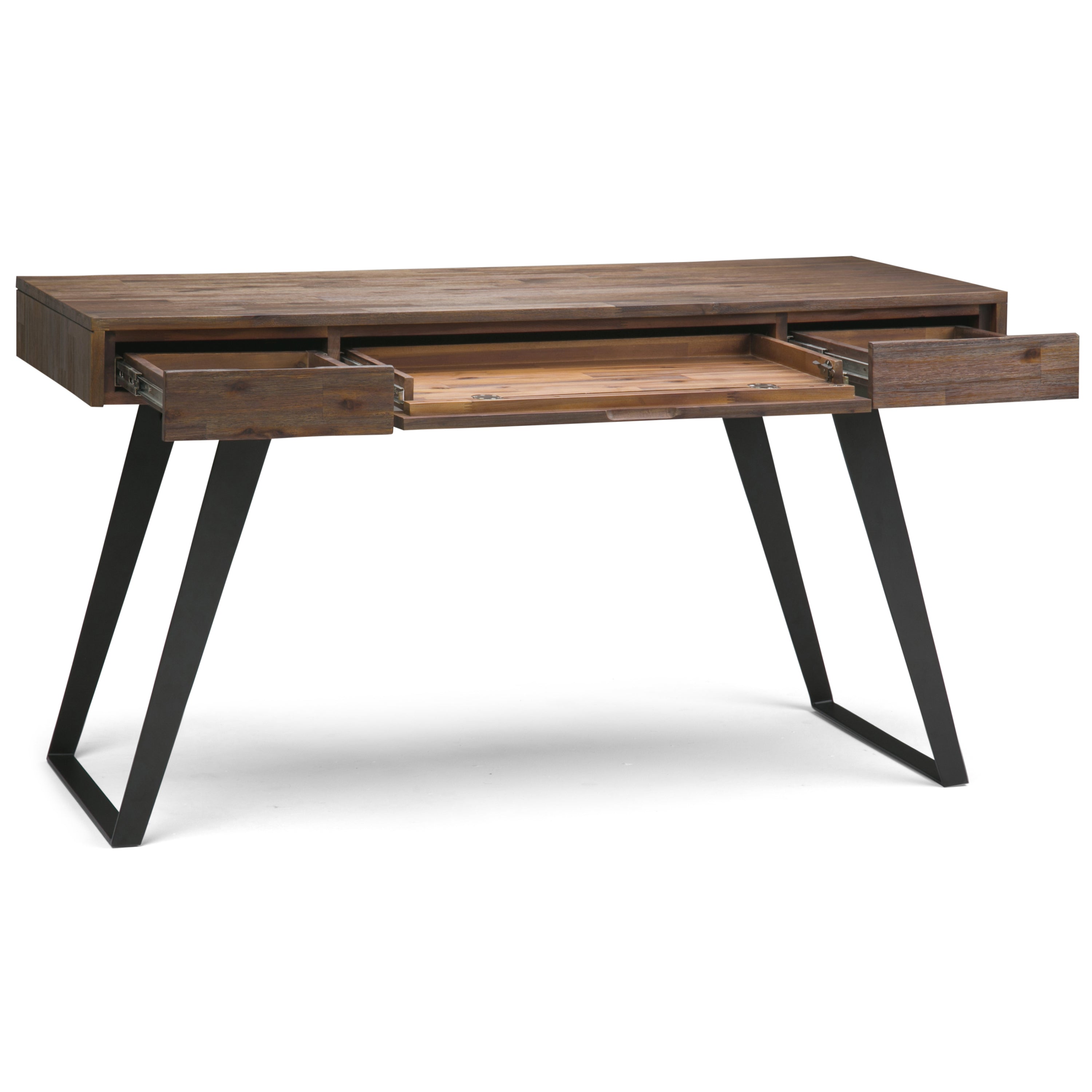 Lowry - Desk - Rustic Natural Aged Brown