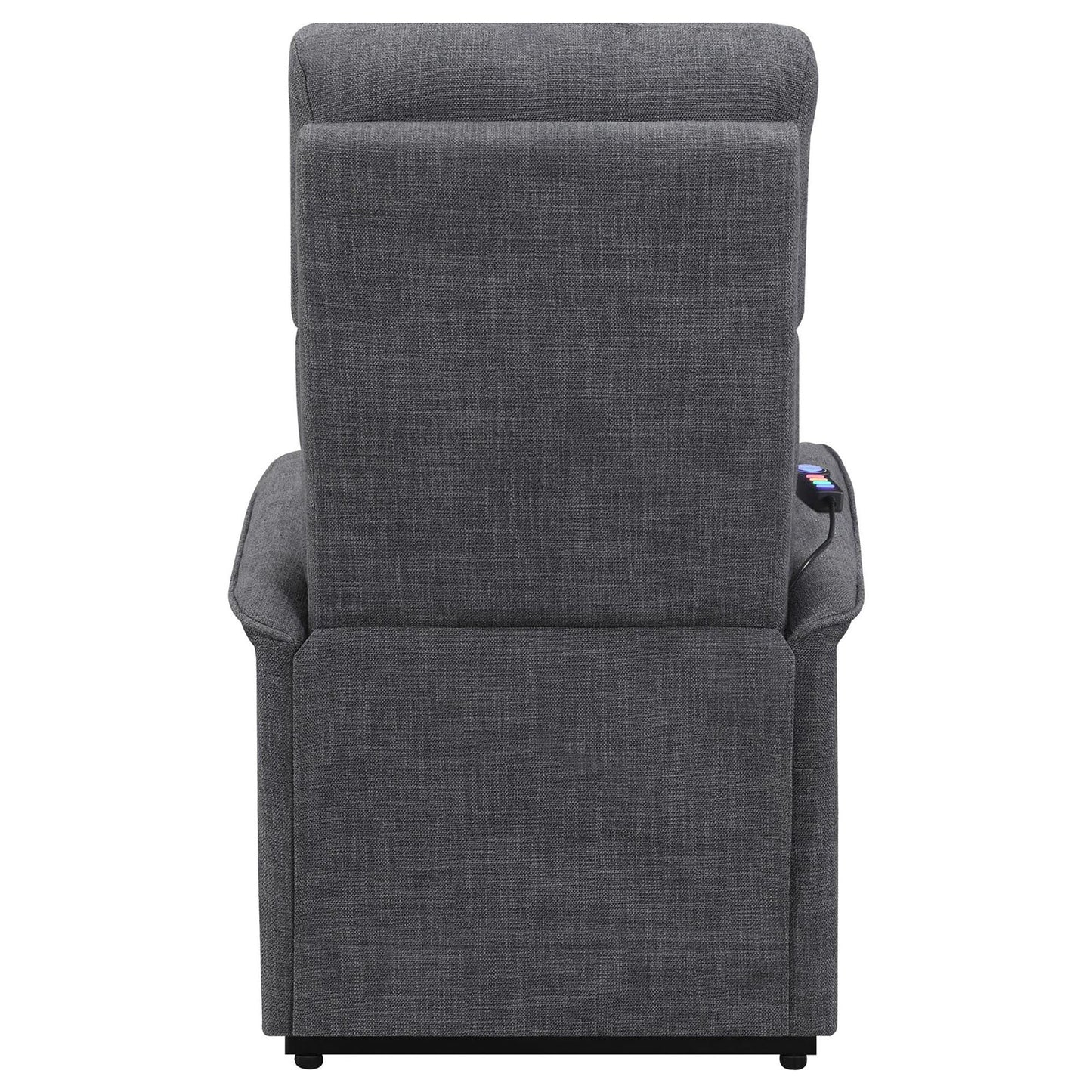 Charcoal Power Lift Recliner with Massage Function