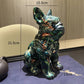 New Colorful Dog Decoration Home Office Decoration porch Wine Cabinet Resin Crafts Decoration