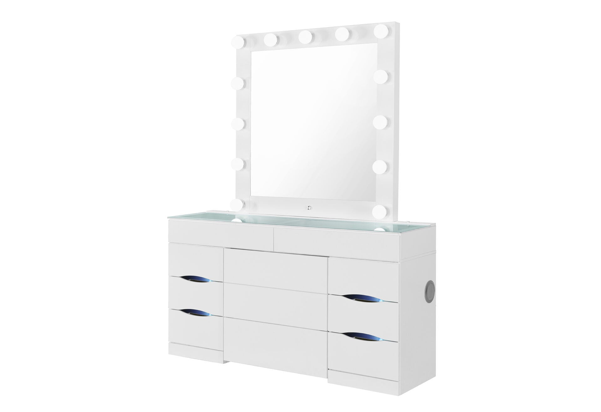 Ella - Mirror With LED - White