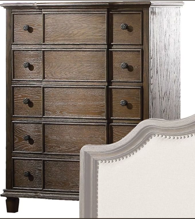 Baudouin - Weathered Chest - Oak