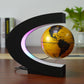 C-Shaped 3-Inch Magnetic Levitation Globe Creative Gifts For Valentine's Day Novel Home Decorations