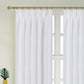 Newport Cotton Lining Window Curtains for Bedroom, Linen Curtains for Living Room, 84 Inches Long Curtains for Living Room, Soft White