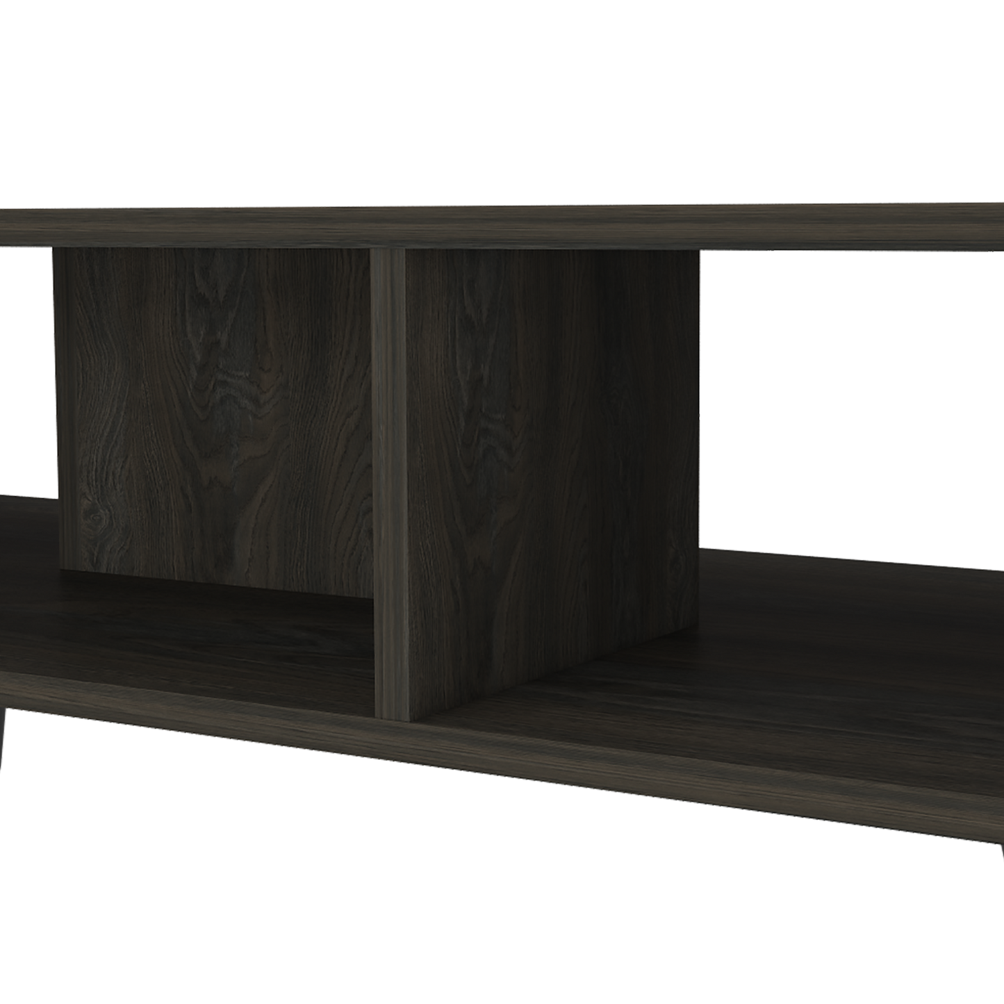 Coffee Table Minnesota, Two Shelves, Carbon Espresso Finish