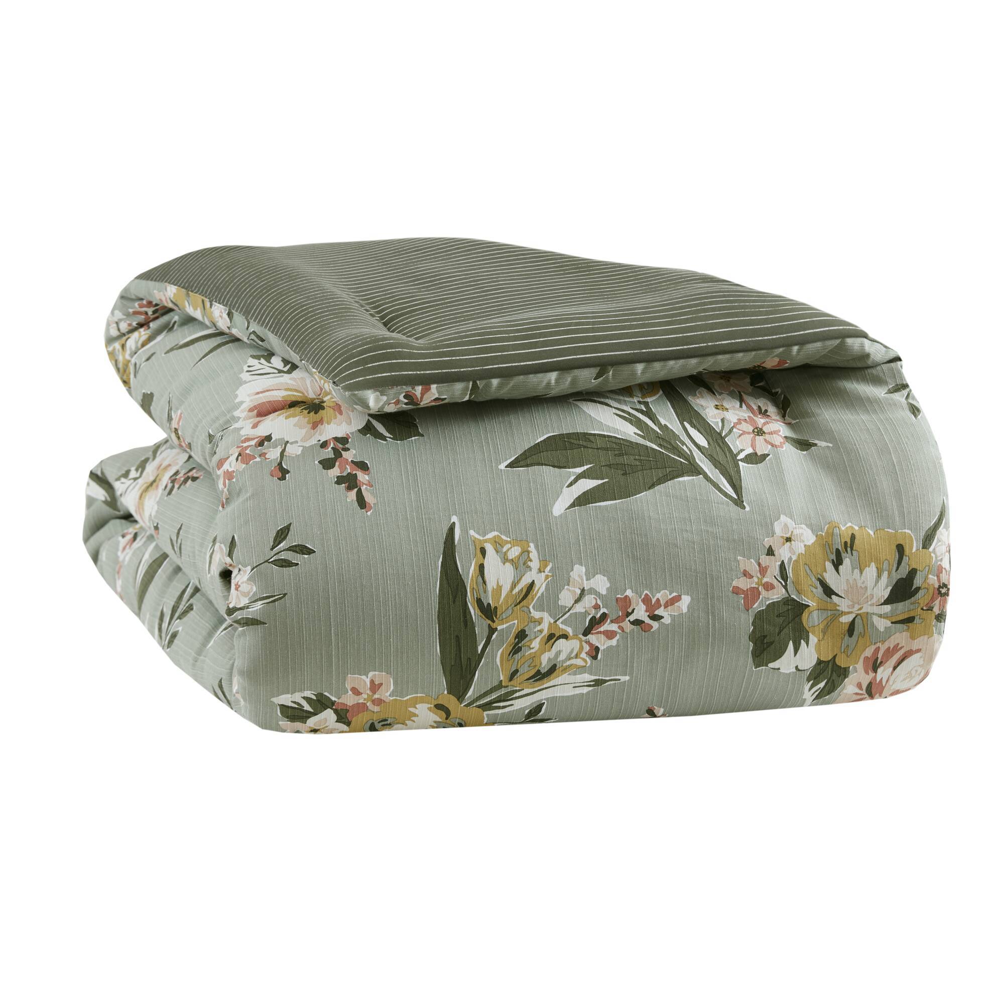 Salara - Queen Comforter Set - Green