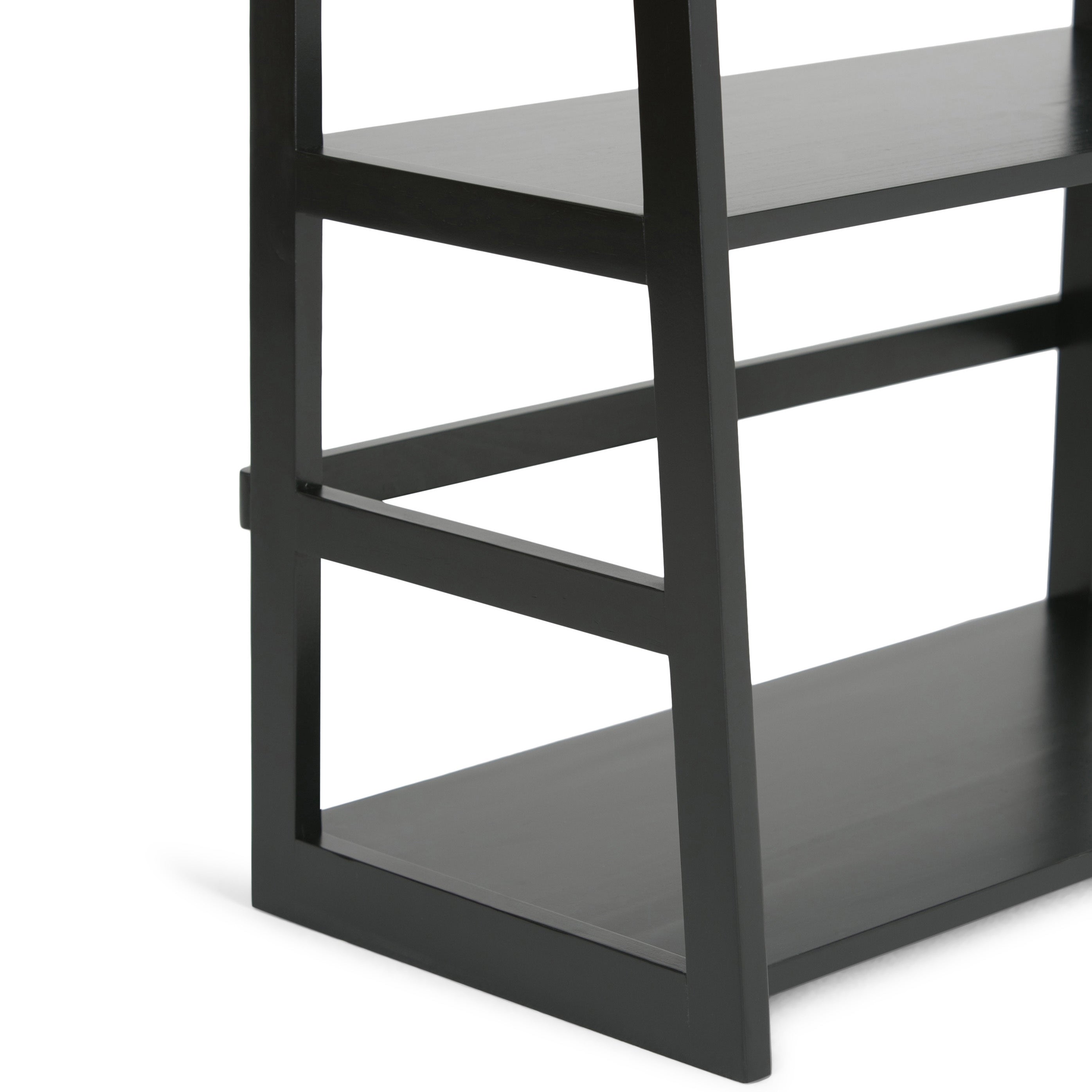 Acadian - Ladder Shelf Bookcase - Black