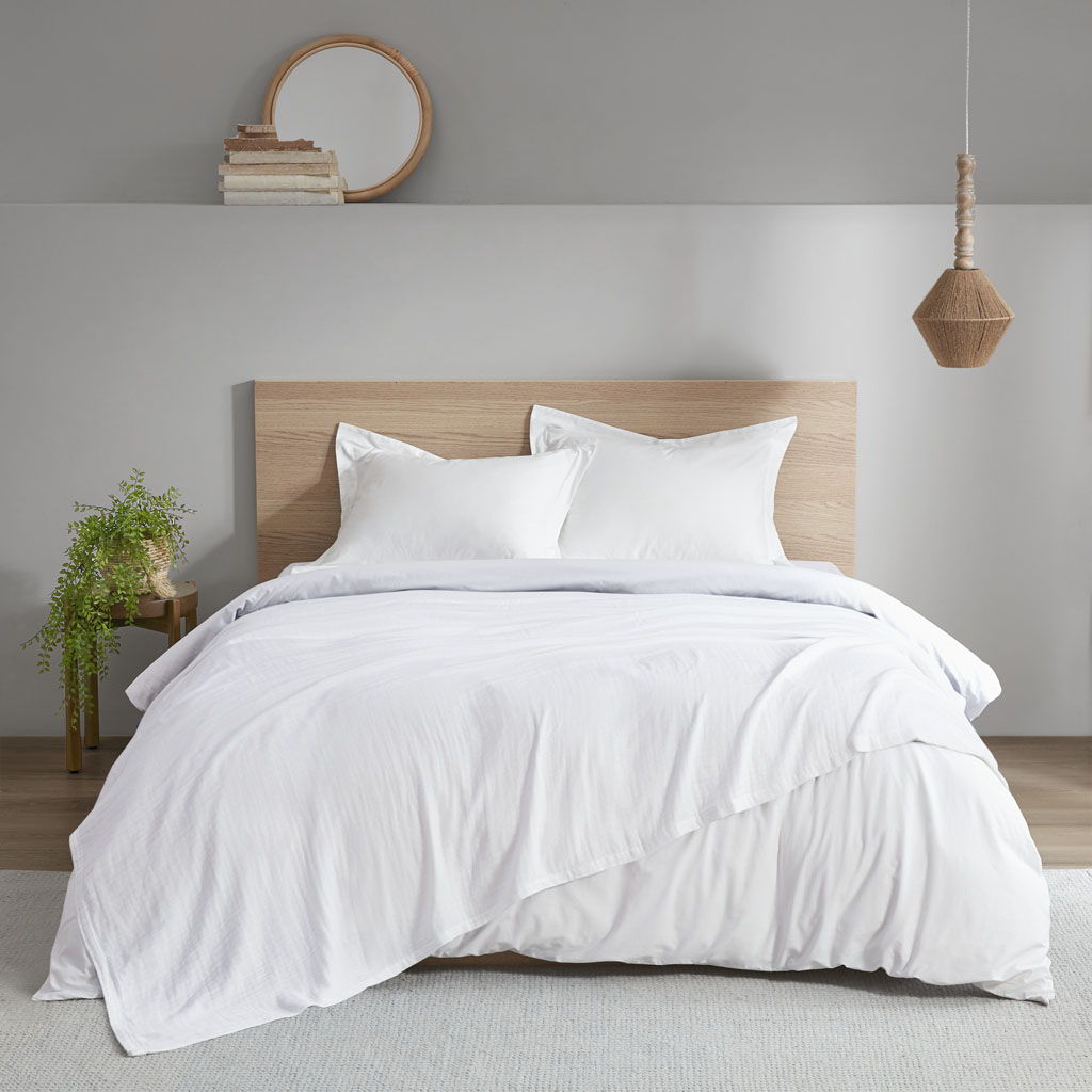Gauze - King 100% Lightweight Blanket - White
