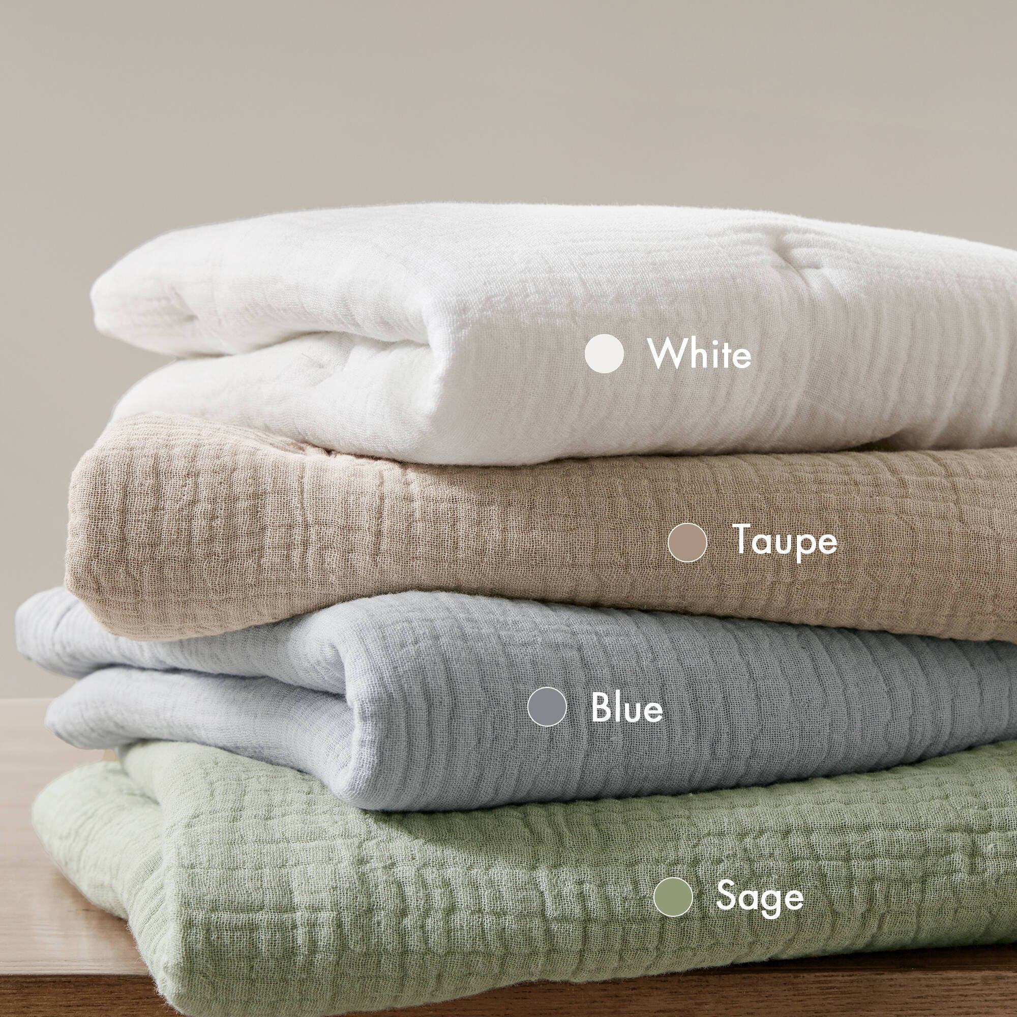 Breeze - Gauze Embroidered Euro Sham - White
