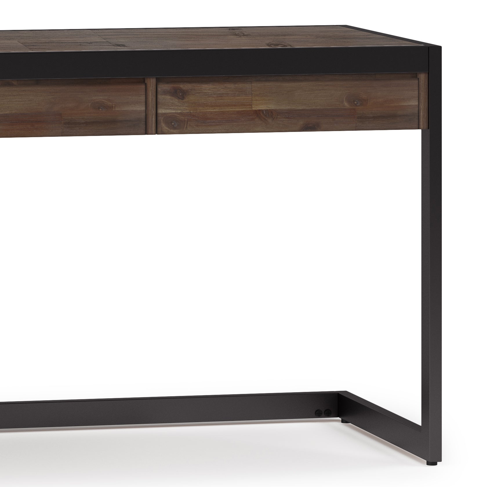 Erina - Large Desk - Rustic Natural Aged Brown