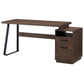 Home Office Computer Desk with Drawers/Hanging Letter-size Files, 65 inch Writing Study Table with Drawers