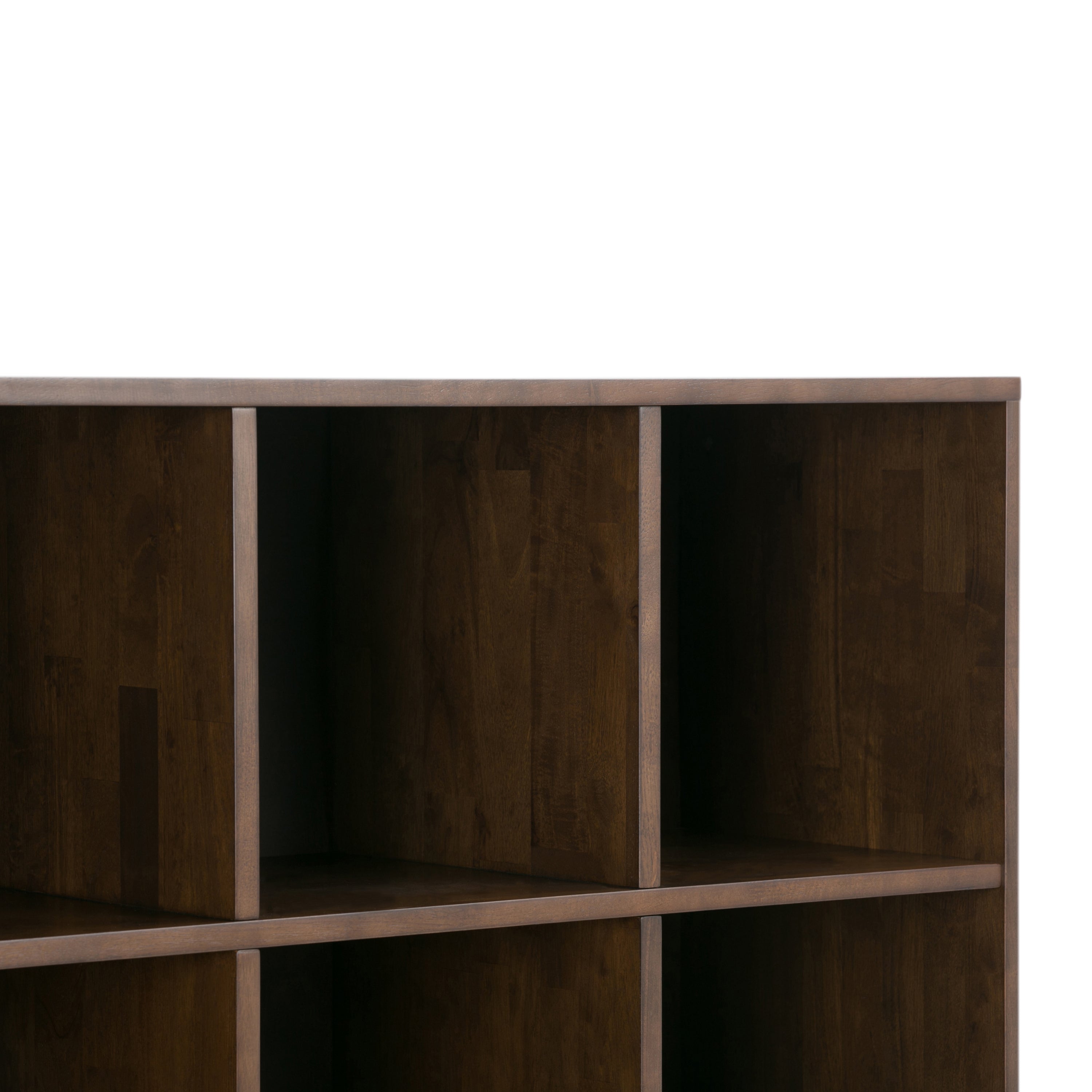 Harper - Cube Storage with Drawers - Walnut Brown