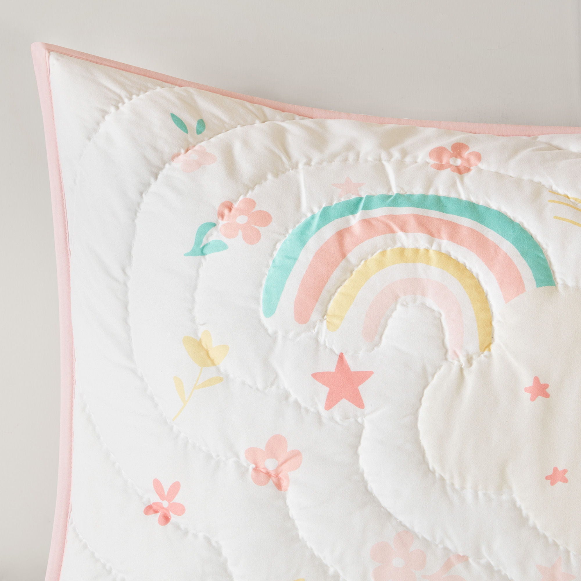 Unicorn Dream - Twin Quilt Set - Pink