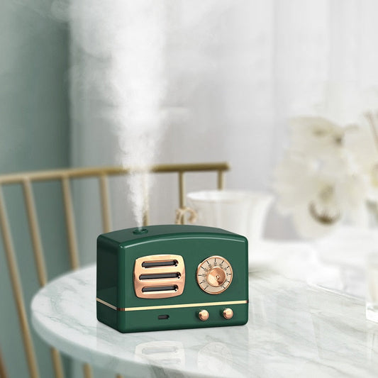 Creative Humidifier Retro Literary Style Small Ultrasonic Large Fog Amount Humidifier Home Office Mute Portable Compact