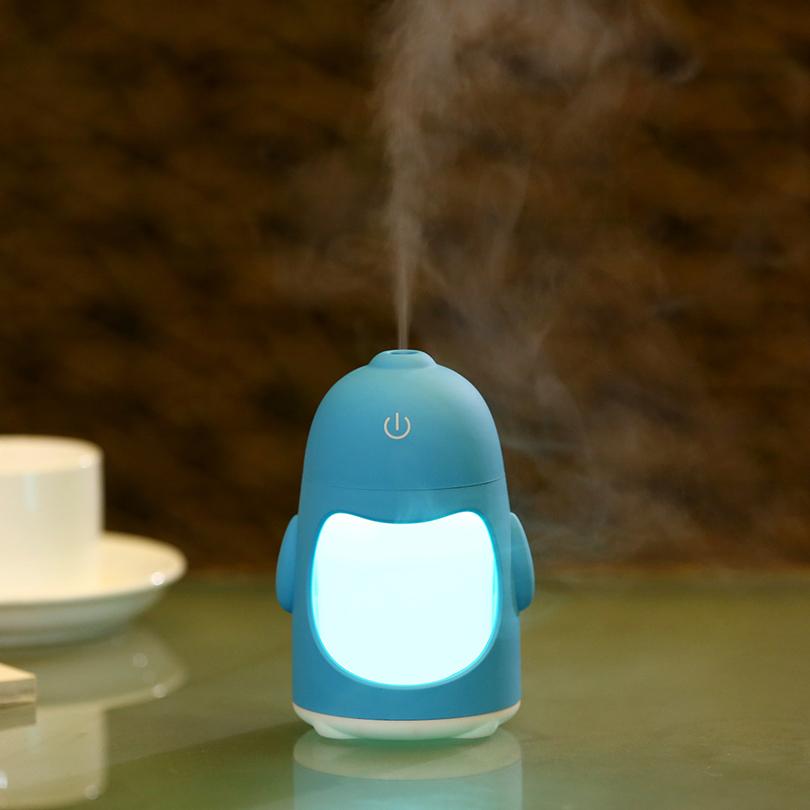 Diffuser Humidifier Aroma USB Ultrasonic 150ML USB Mini Air Purifier Atomizer Mist Maker DC 5V LED Light For Home Office