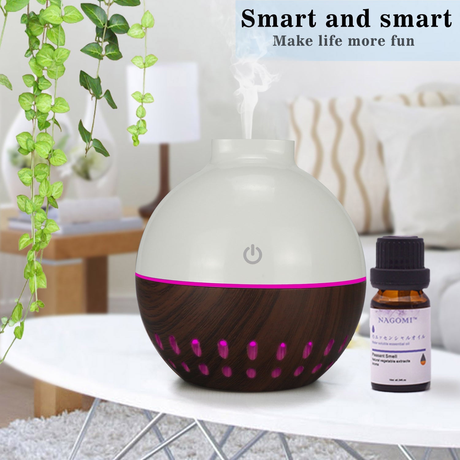 Mini Small Capacity Fog Humidifier Colorful Night Light Humidifier USB Air Humidification Office Desktop