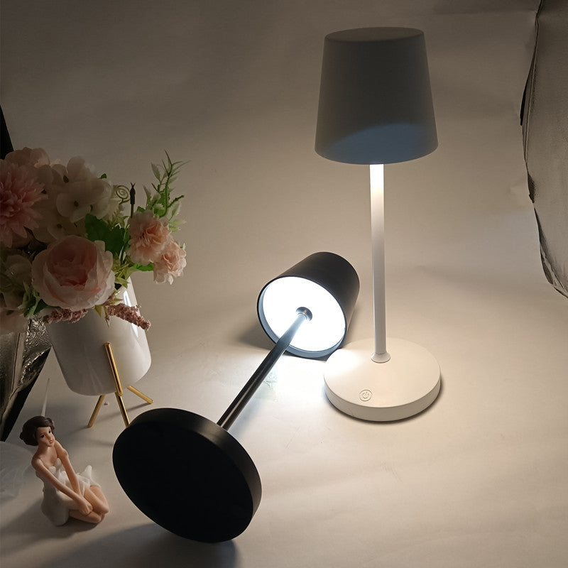 Creative Rechargeable Eye Protection Table Lamp Study Bedroom Bedside Restaurant Bar Reading Desk Decorative Lamp