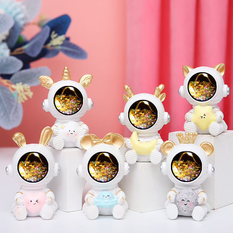 Gift Astronaut Galaxy Guardian Light Blind Box Hand Office Boy Girl Boy Blind Box Astronaut Net Decoration