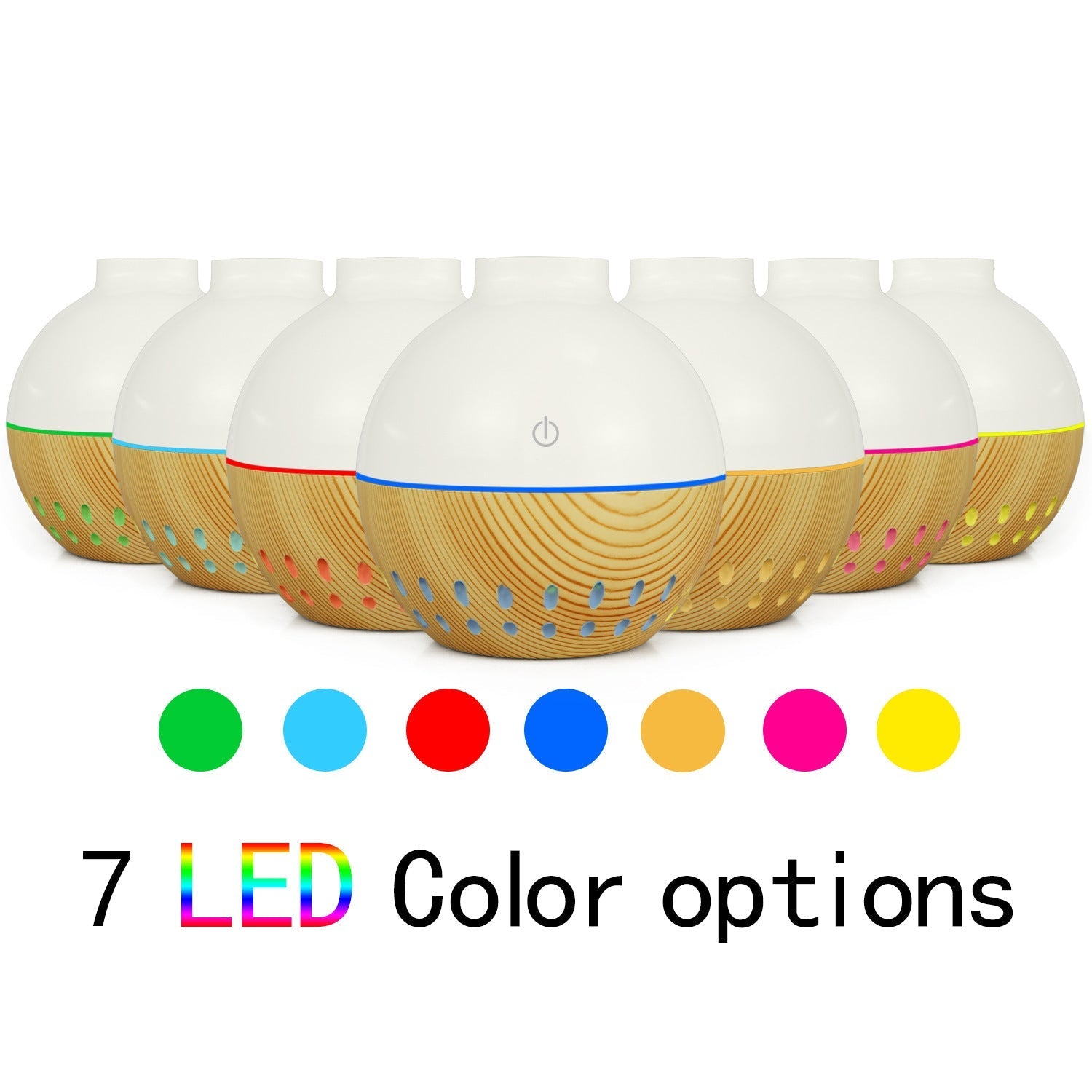 Mini Small Capacity Fog Humidifier Colorful Night Light Humidifier USB Air Humidification Office Desktop