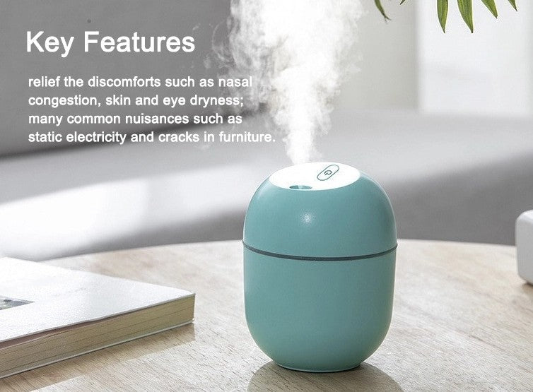 USB Humidifier Household Office Portable Students Dormitory Bedroom Small Cute Mini Large Spray Car Mounted