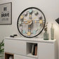 Metal Roman Numeral DIY Decor Wall Clock For Home LivingRoom Decor Round Watch