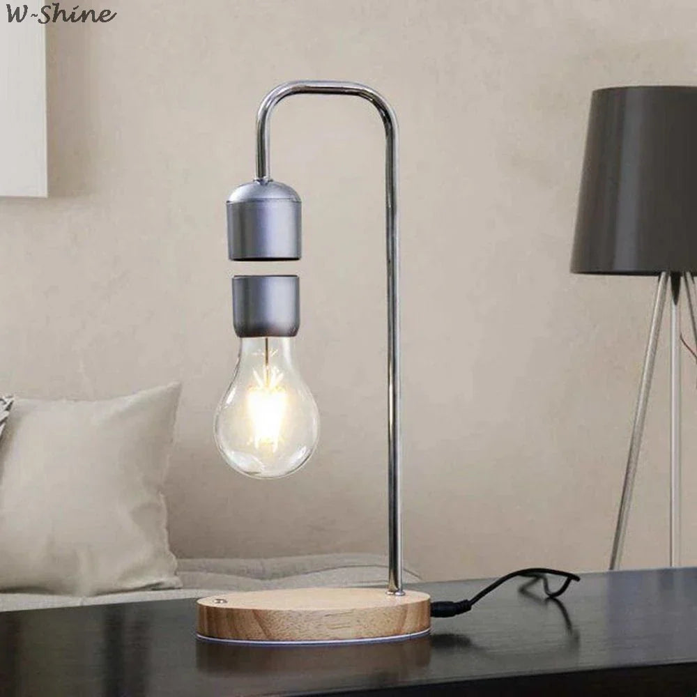 Magnetic Levitation Lamp Creativity Floating Bulb For Birthday Gift Magnet Levitating Light For Room Home Office Decoration