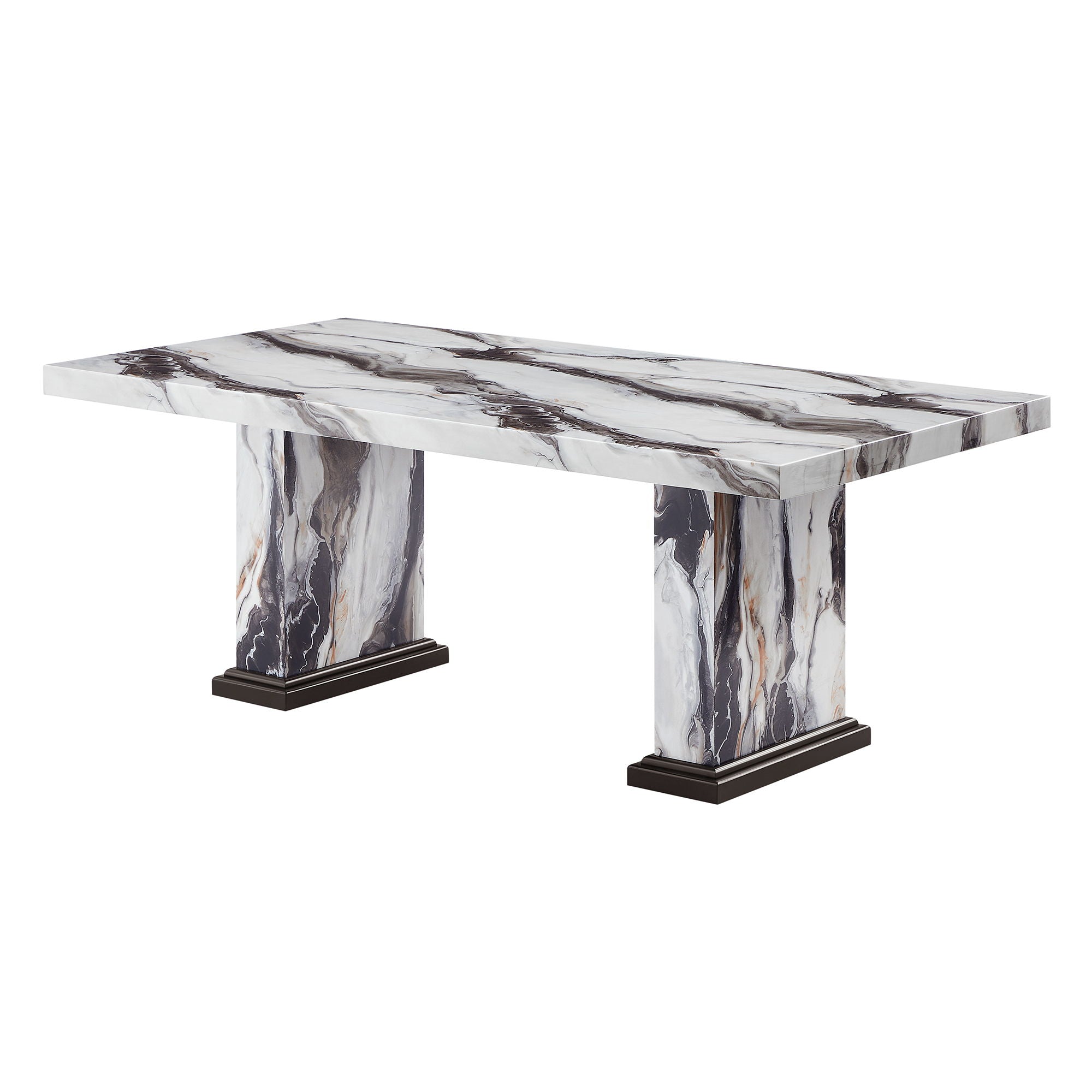 D8212DT - Dining Table Base - Light Brown