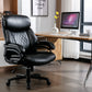 Office Desk Chair with High Quality PU Leather,Adjustable Height/Tilt,360-Degree