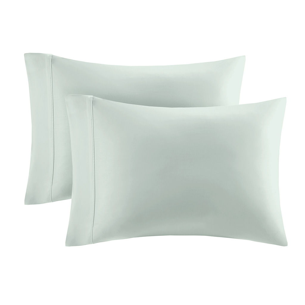 300 Thread Count Organic Cotton - Queen Deep Pocket Sheet Set - Aqua
