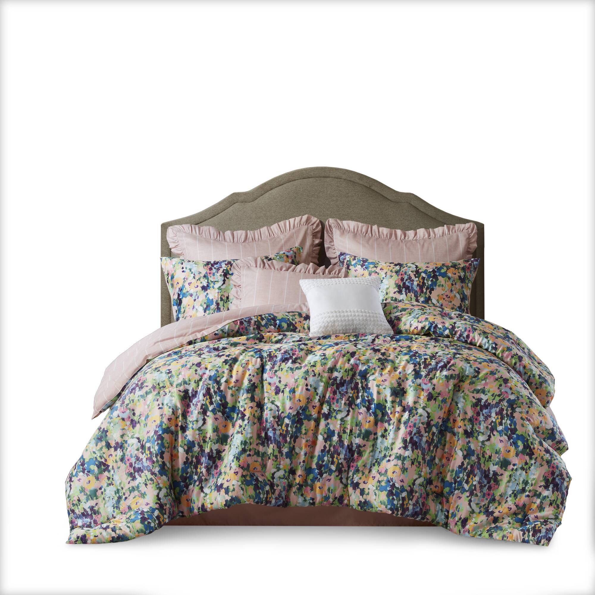 Ophelia - 8 Piece California King Comforter Set - Multi