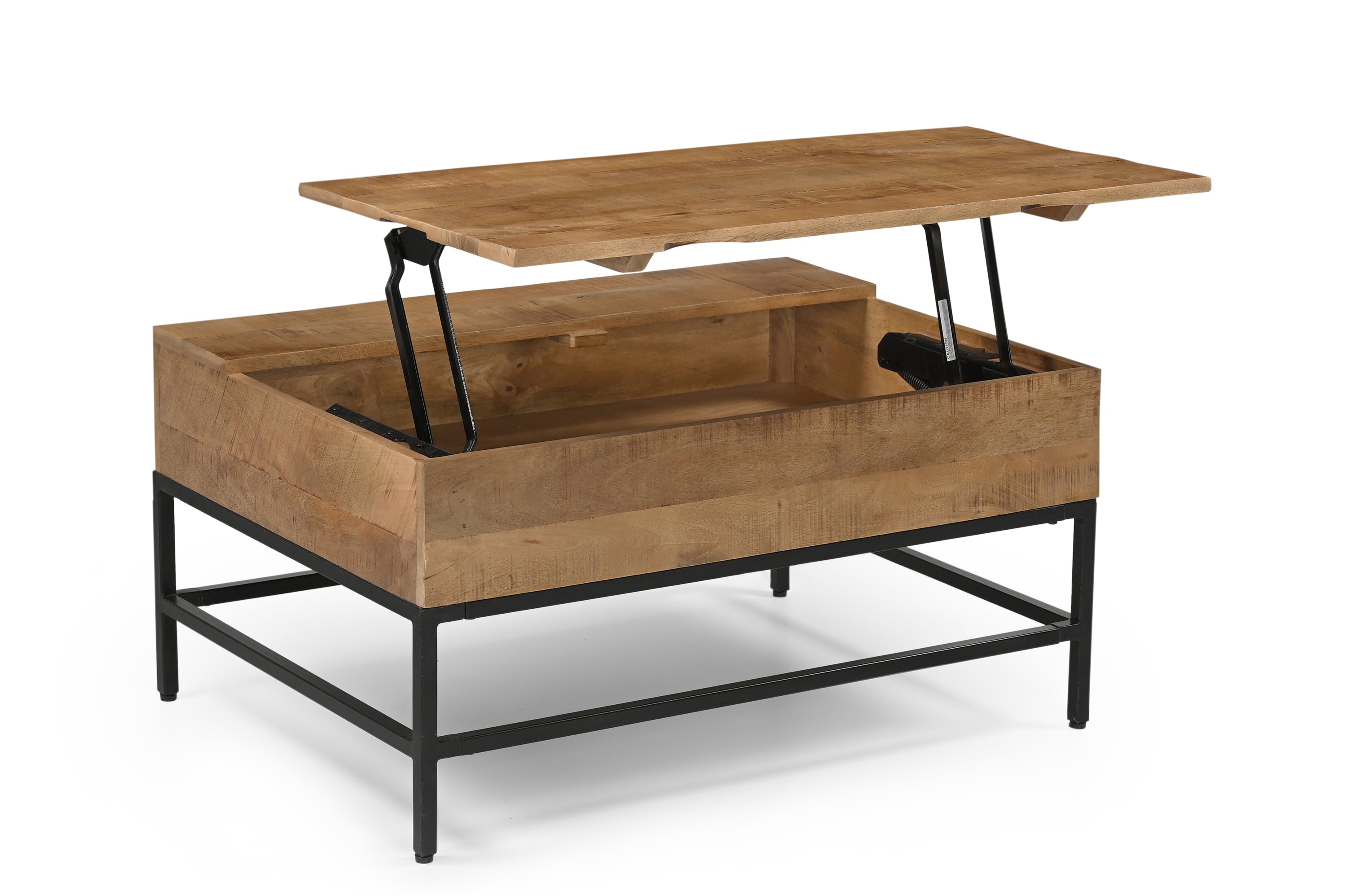 T1105-01 Natural Lift Top Coffee Table