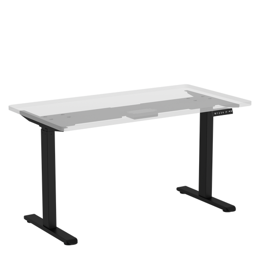 Electric Stand up Desk Frame -  Height Adjustable Table Legs Sit Stand Desk Frame Up to  Ergonomic Standing Desk Base Workstation Frame Black