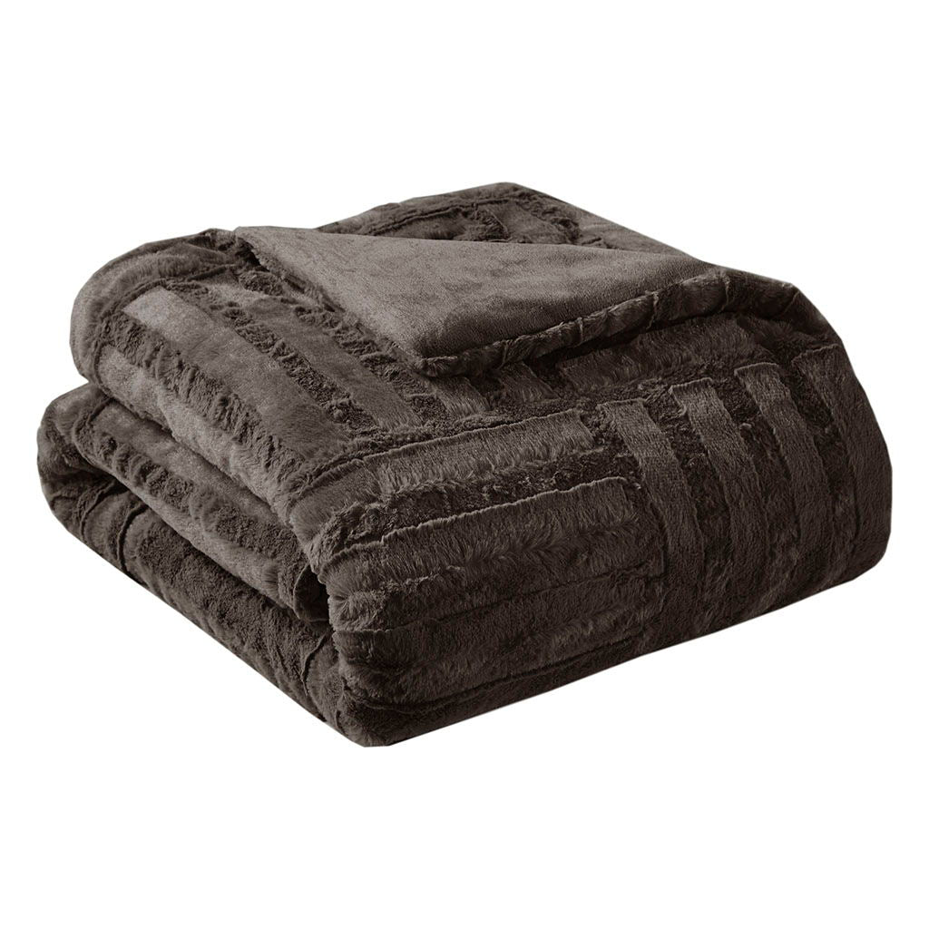 Arctic - Ultra Down Alternative Throw - Chocolate