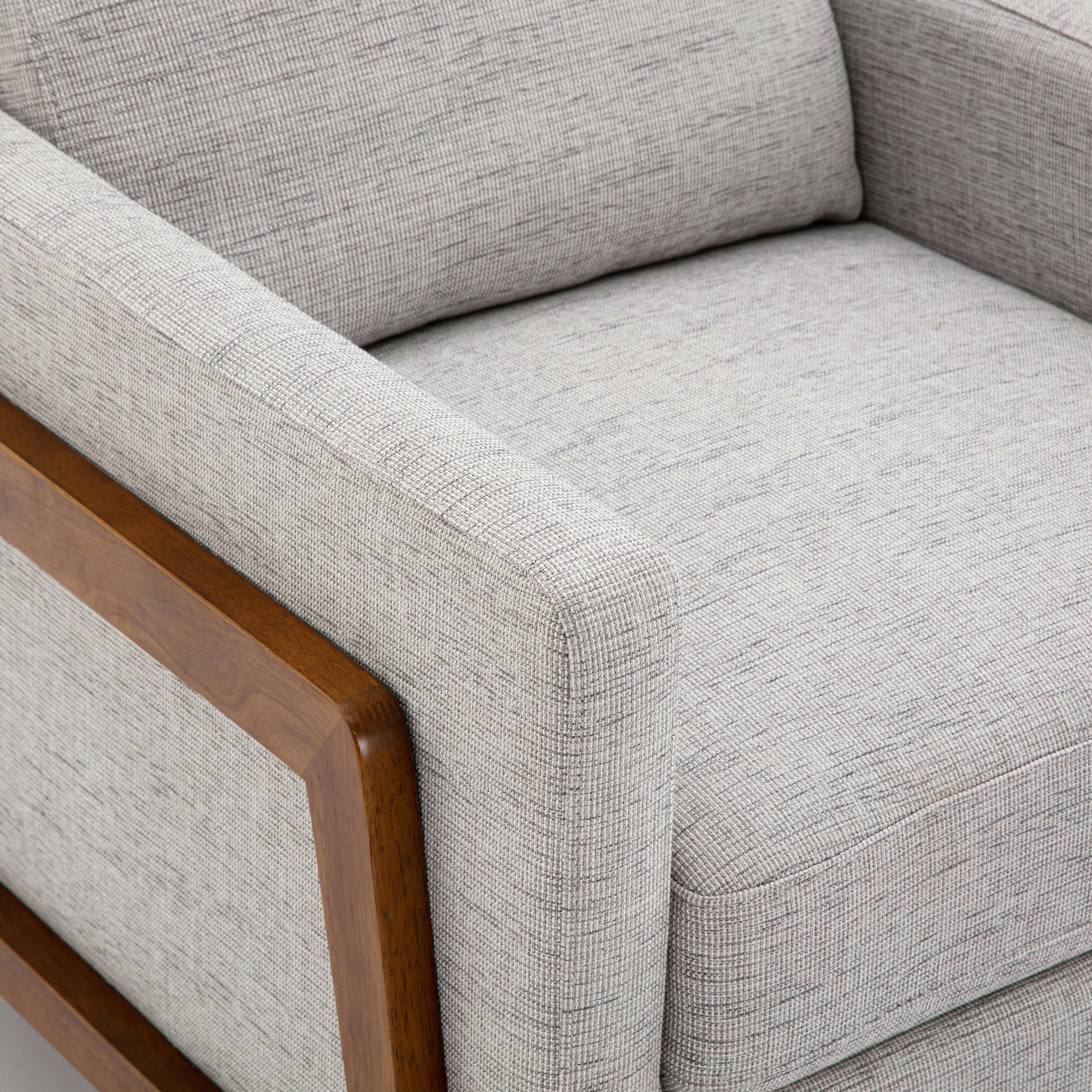 Vivian Push Back Recliner in Performance Fabric - Sea Oat