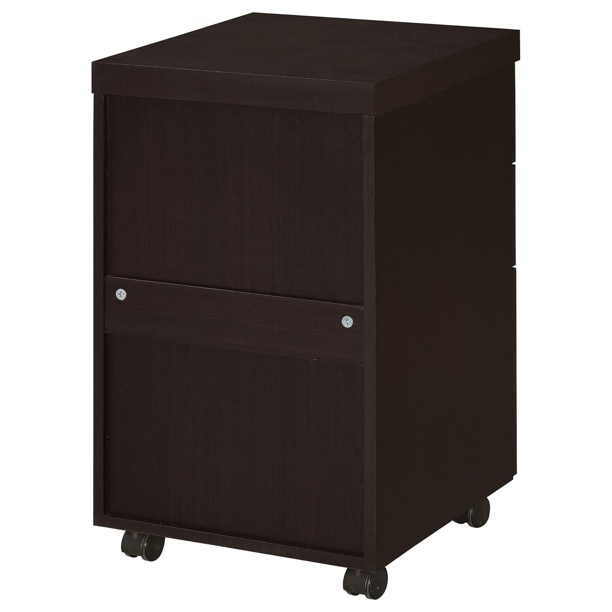 Cappuccino 3-Drawer Mobile File Cabinet