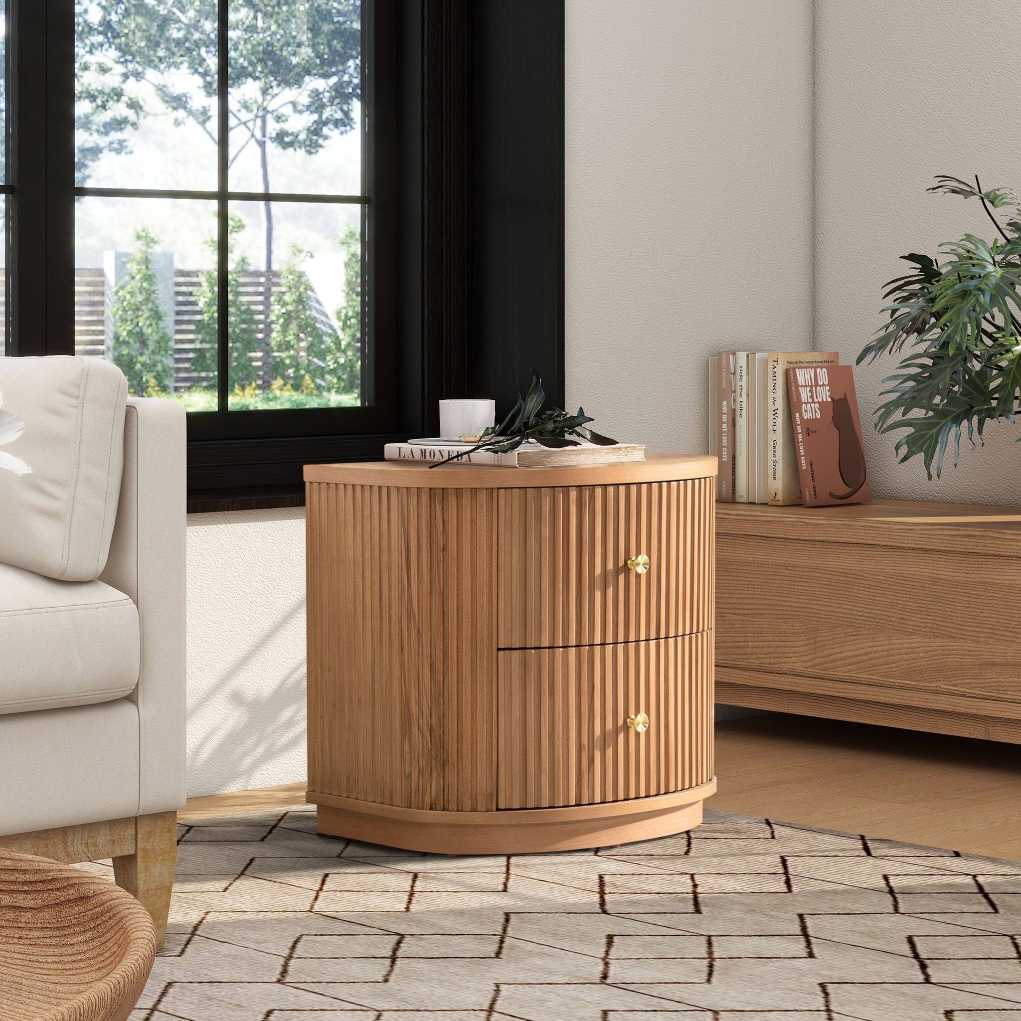 Valentine - 2 Drawer Storage Side Table