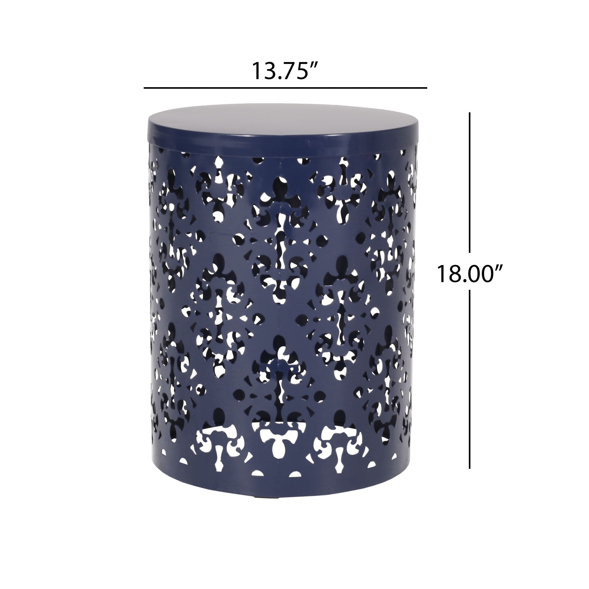 Outdoor Metal Modern Design End Table