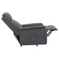 Charcoal Power Lift Recliner with Massage Function