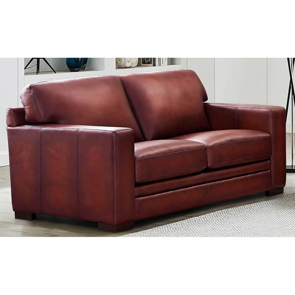 Dillon - Waxy Pull Up Leather Loveseat - Mocha