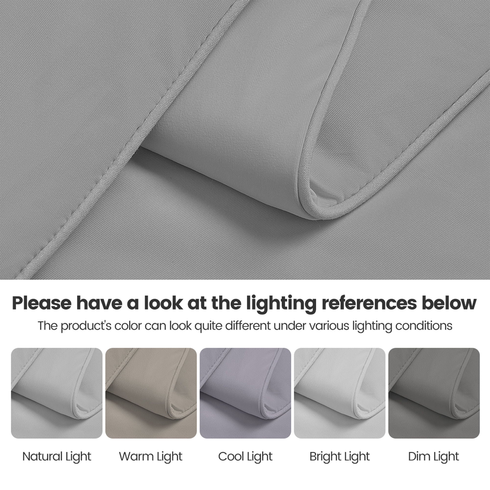 Ice Touch - Sublime Serenity Luxury Comforter Fabric - Gray