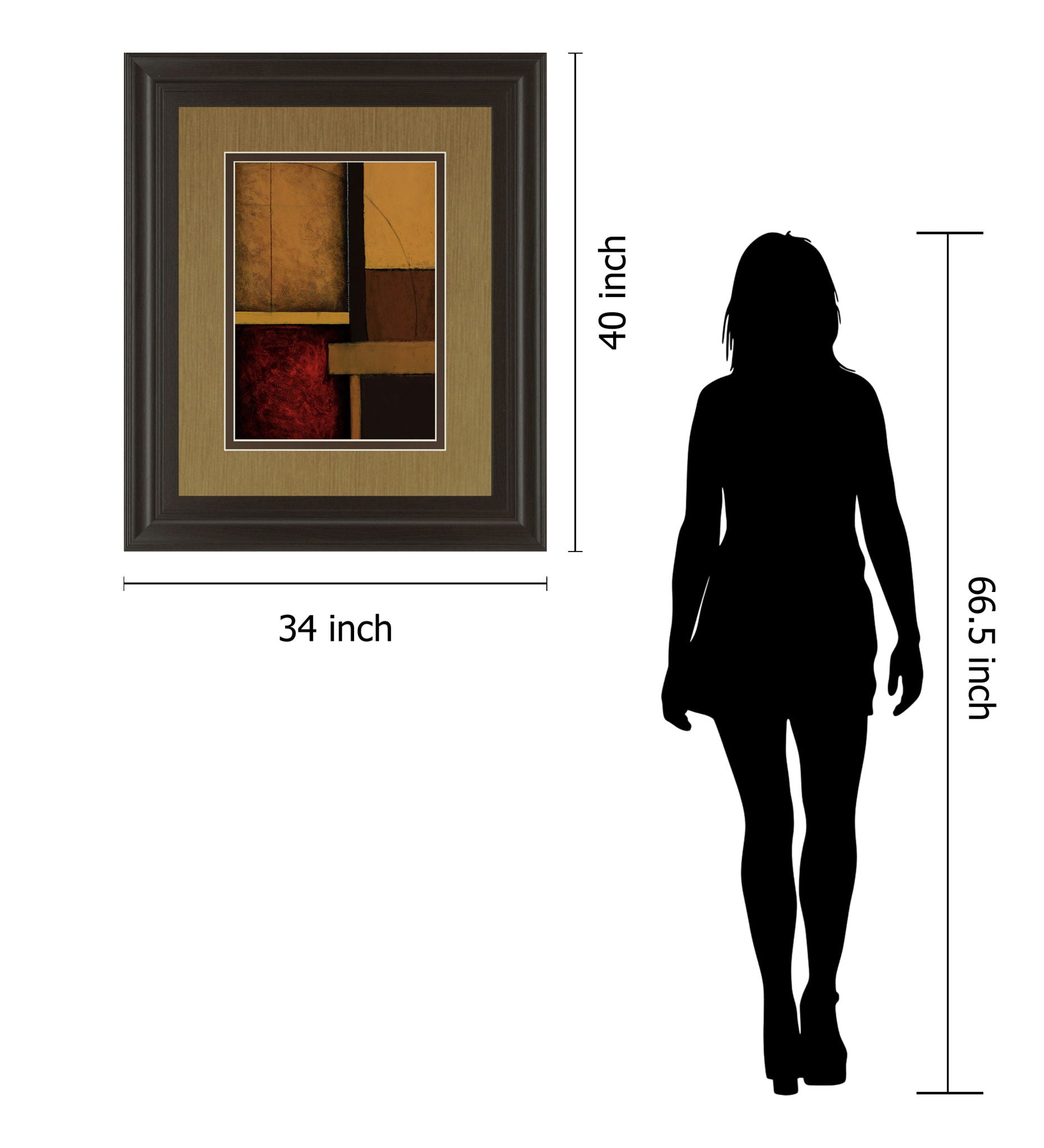 Gateways I By Patrick St. Germain - Framed Print Wall Art - Light Brown