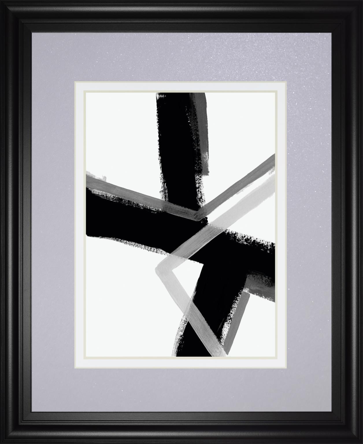 34x40 Angular Pulse IV By June Erica Vess - Gray