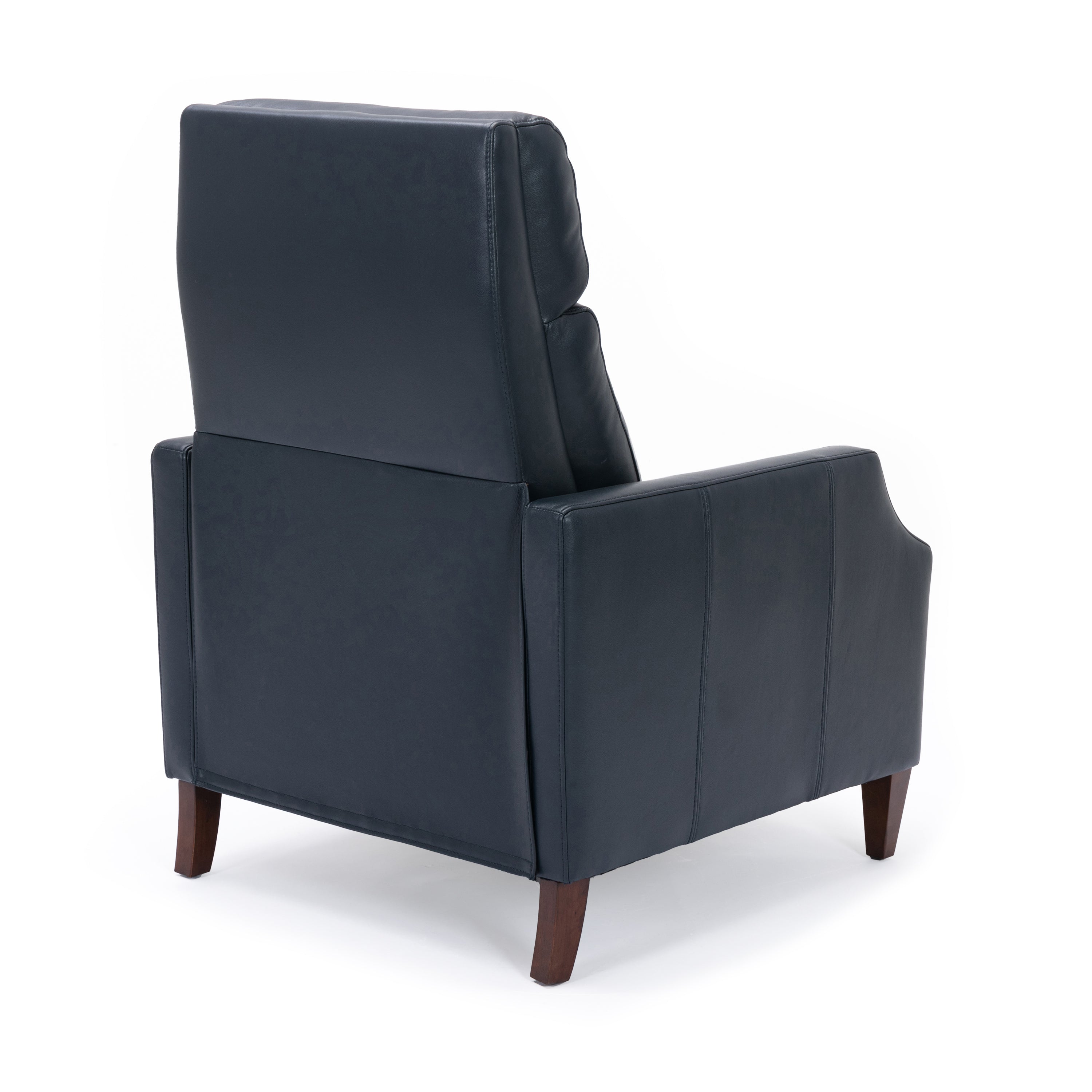 Biscoe Push Back Recliner - Midnight Blue