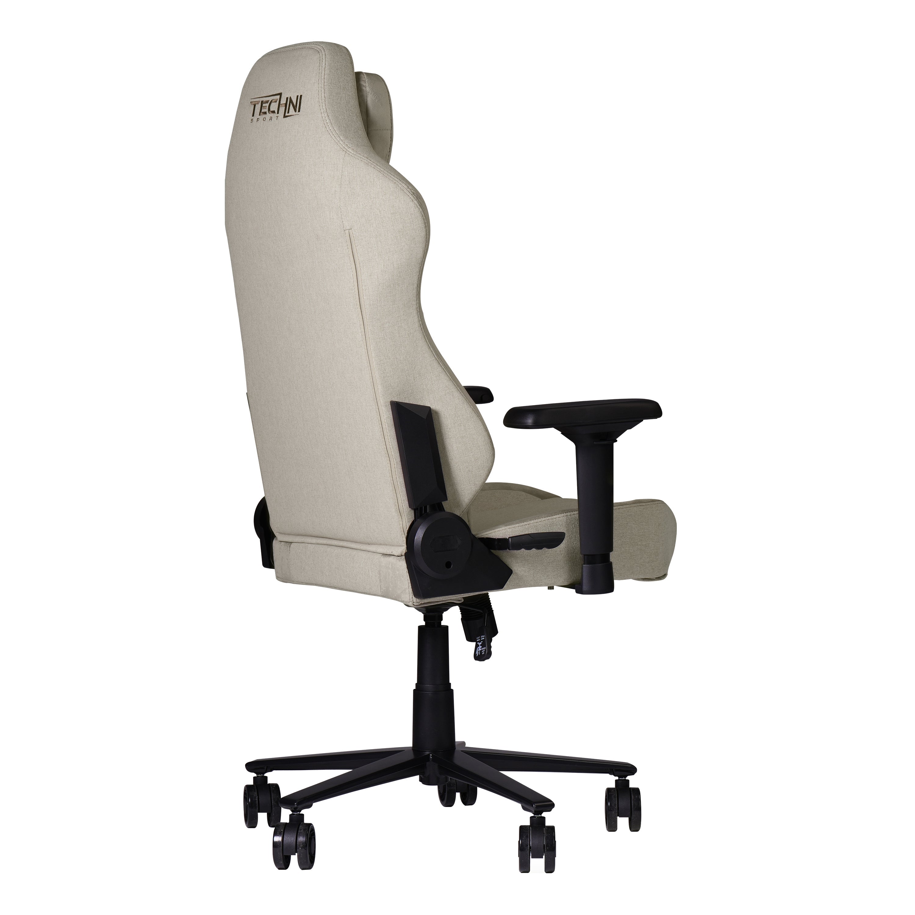 Techni Sport TSF65C Fabric Memory Foam Gaming Chair – Beige