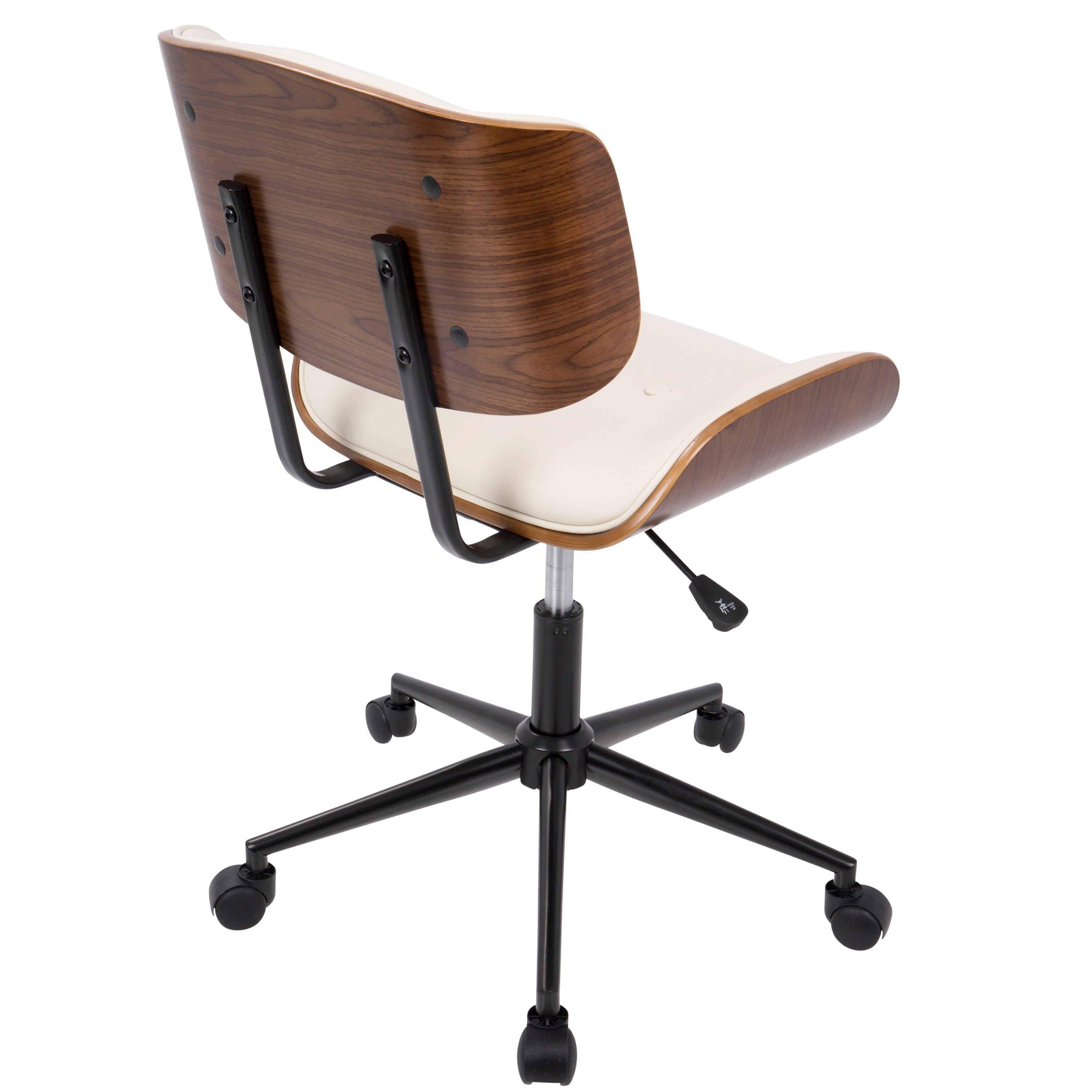 Lombardi - Mid Century Modern Adjustable Office Chair With Swivel