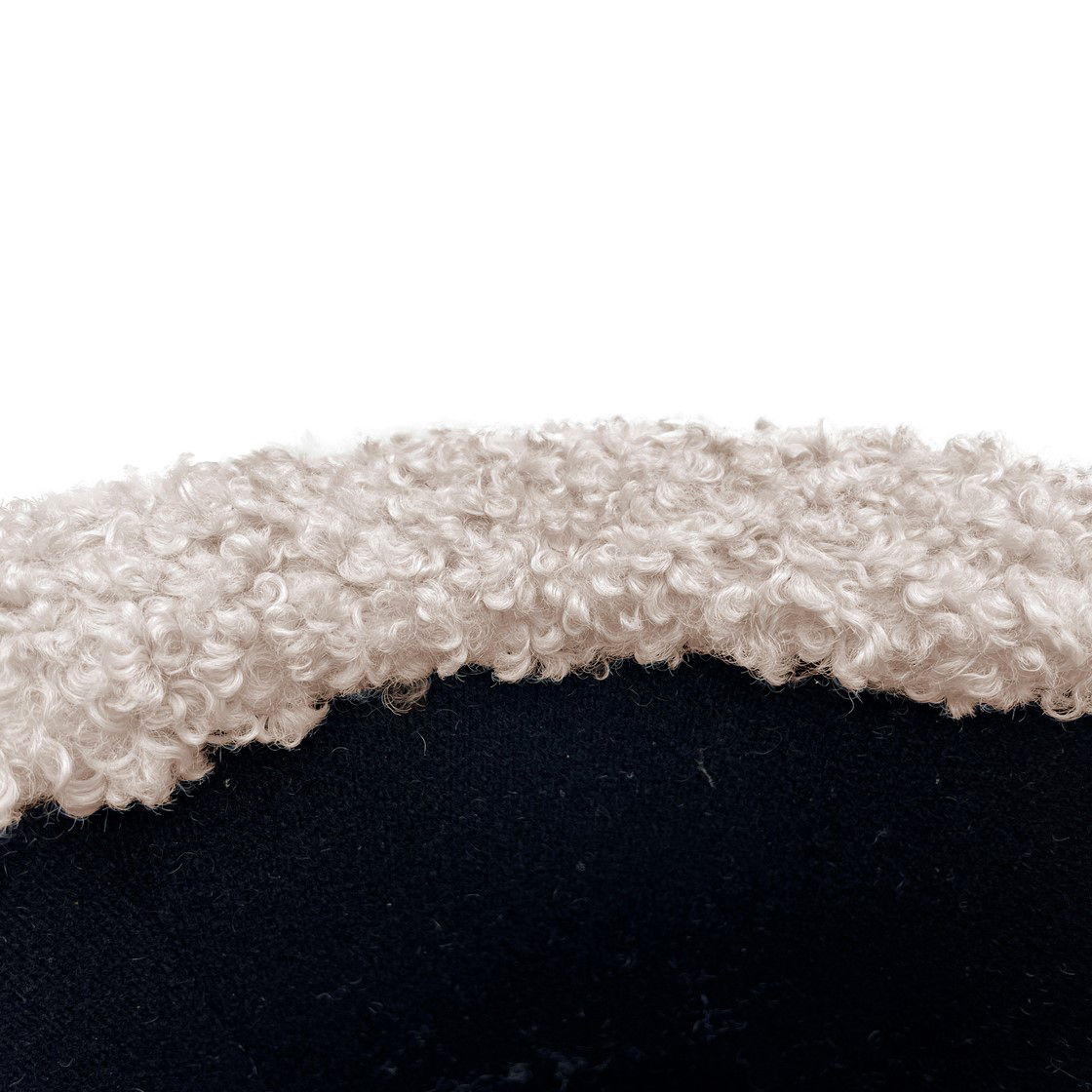 Tara - Round Storage Ottoman - Beige