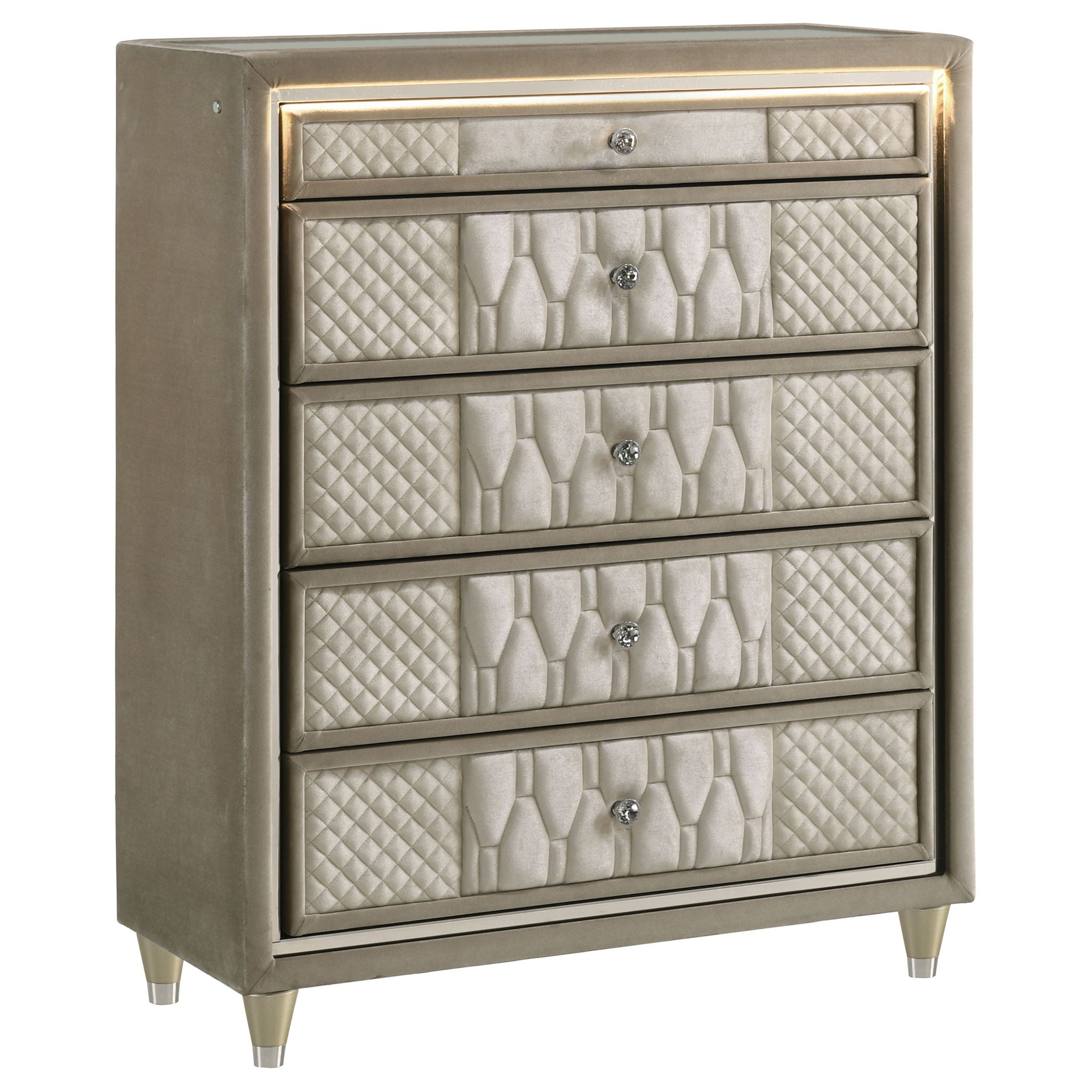 Mika - 5 Drawer LED Chest