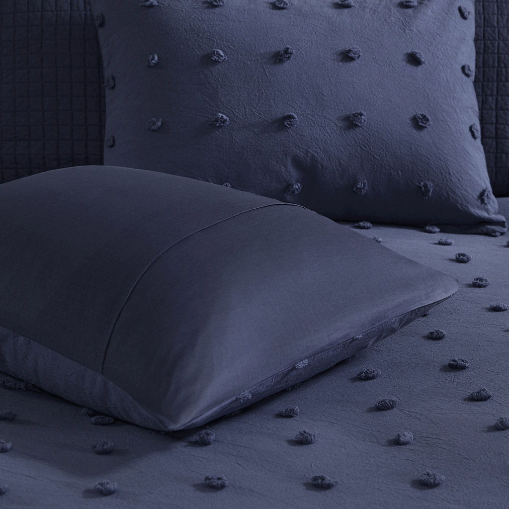 Brooklyn - Comforter Set - Indigo Blue