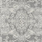 Distressed Medallion Woven Area Rug