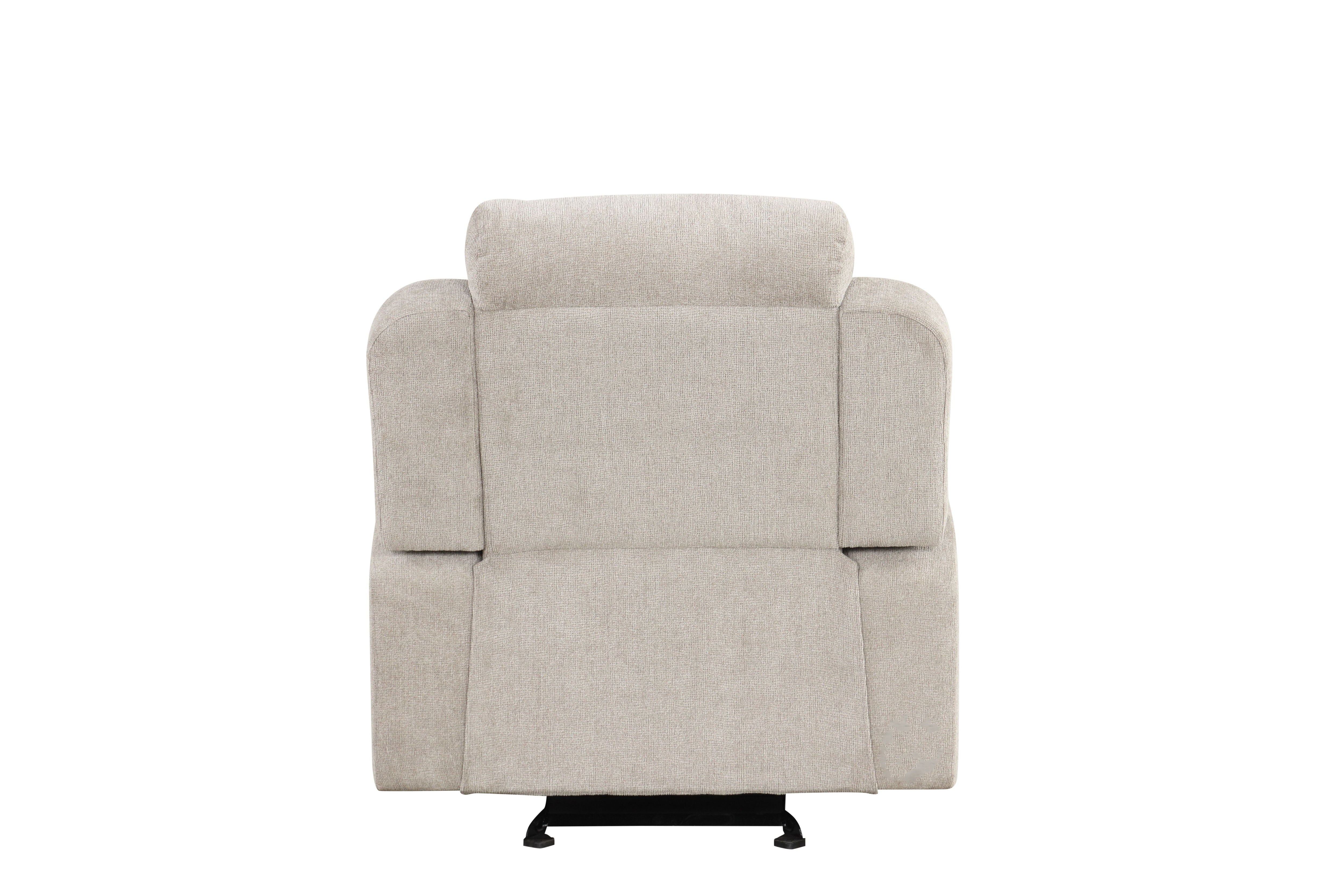 Galya - Motion Glider Recliner - Light Gray